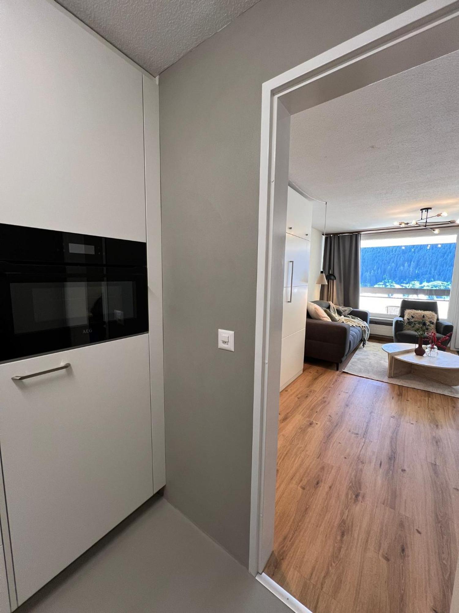 Apartment In Center Of Davos Buitenkant foto