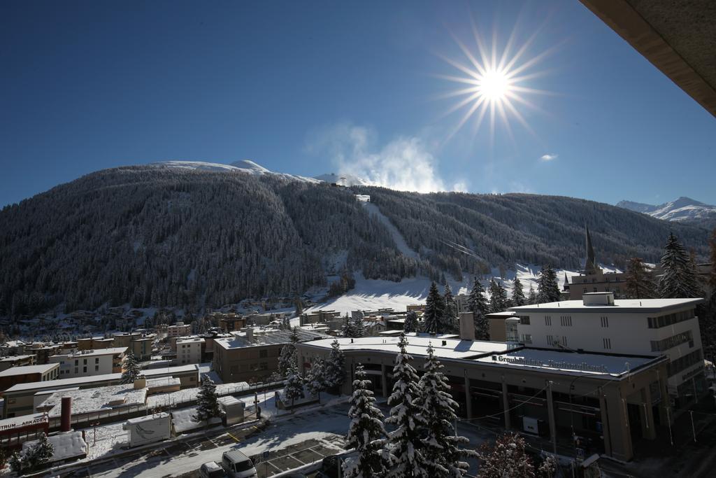 Apartment In Center Of Davos Buitenkant foto